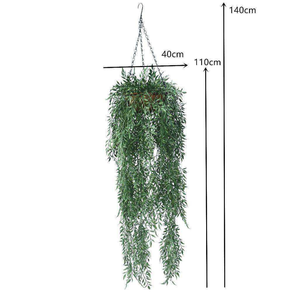 Artificial Hanging Fern 110cm - UV resistant