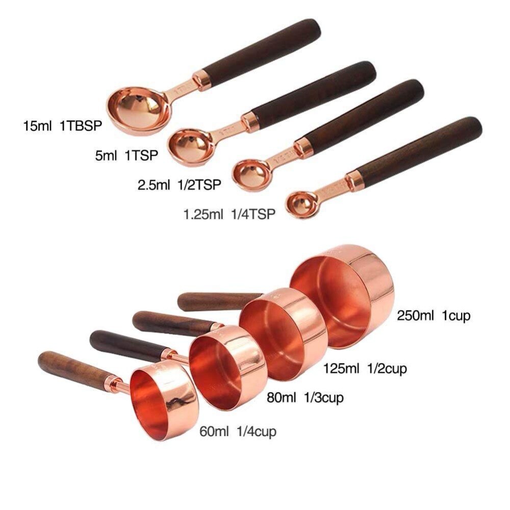 Copper Metric Precision Measuring Set