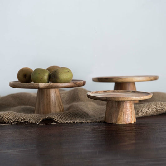 Rustic Elegance Timber Cake Stand