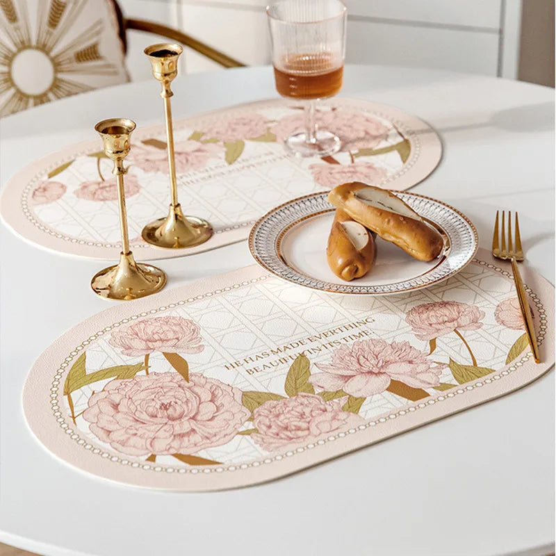 BlushBlossom 2 Piece Placemat Set