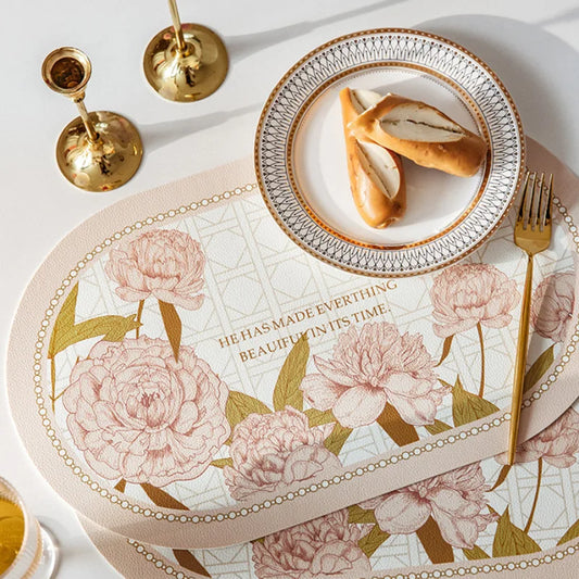 BlushBlossom 2 Piece Placemat Set