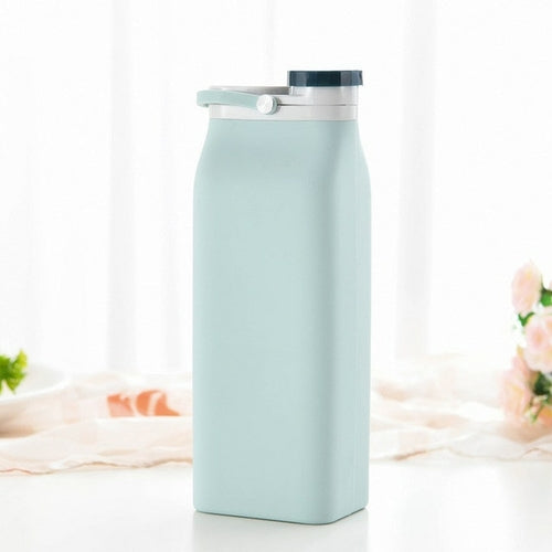 600ML Collapsable Silicone Water Bottle