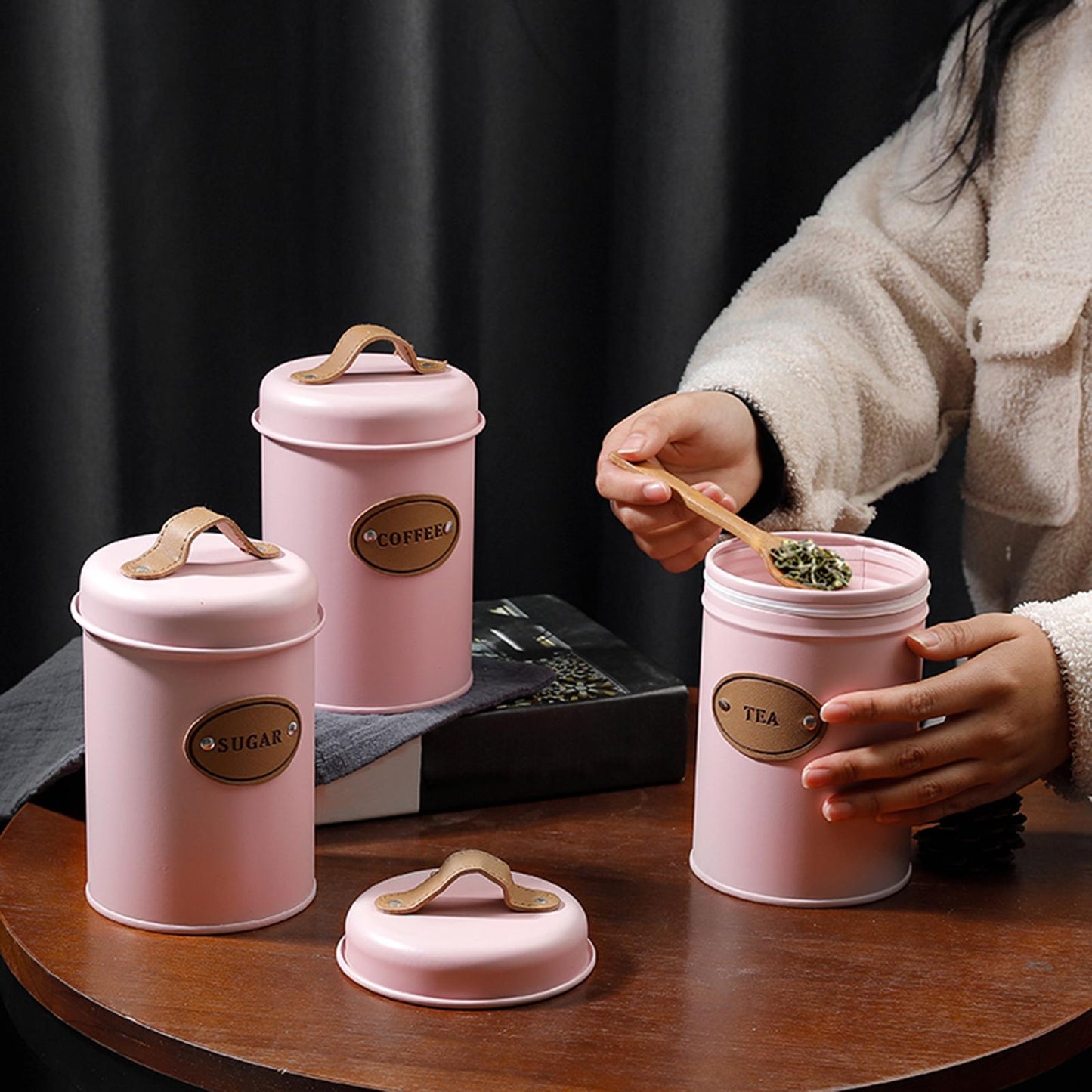 Pastel Trio Canister Set