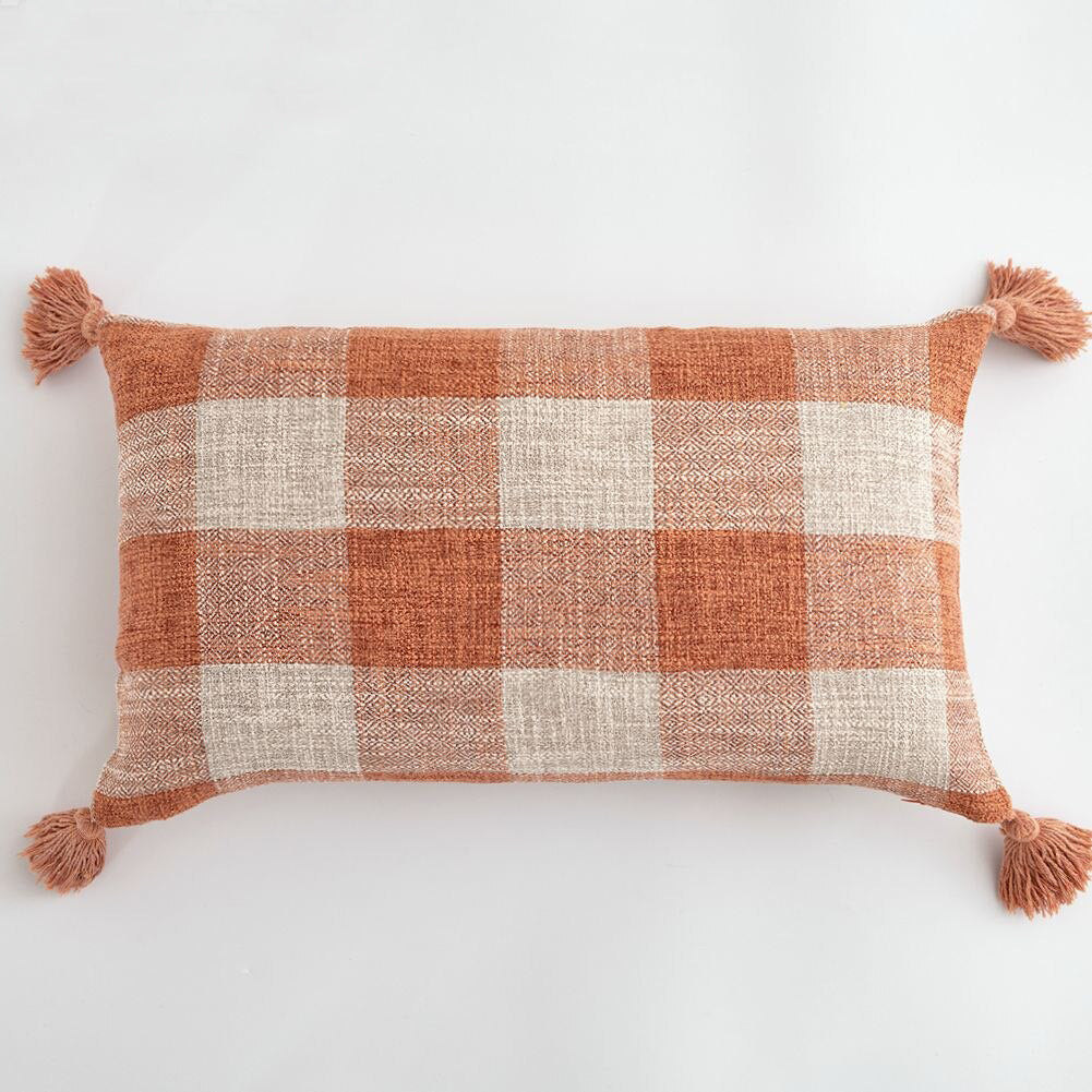 Plaid Linen Delights Cushion Covers