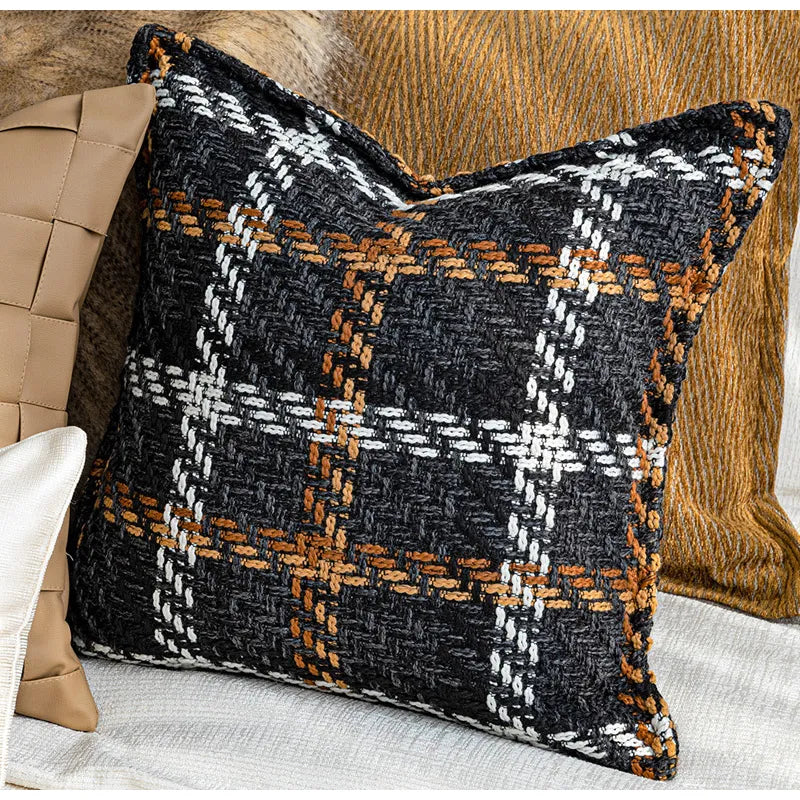 LUXURY COLLECTION - Luxe Plaid Farmhouse Cushion Covers