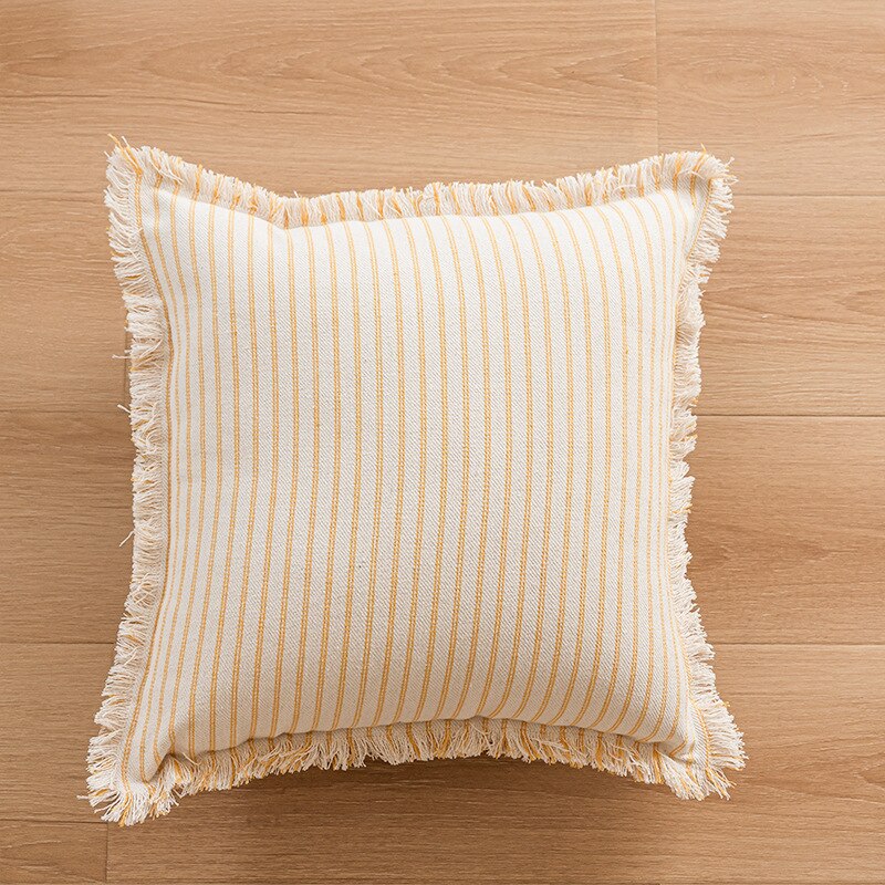 Linen Elegance Pin Striped Pillow Case