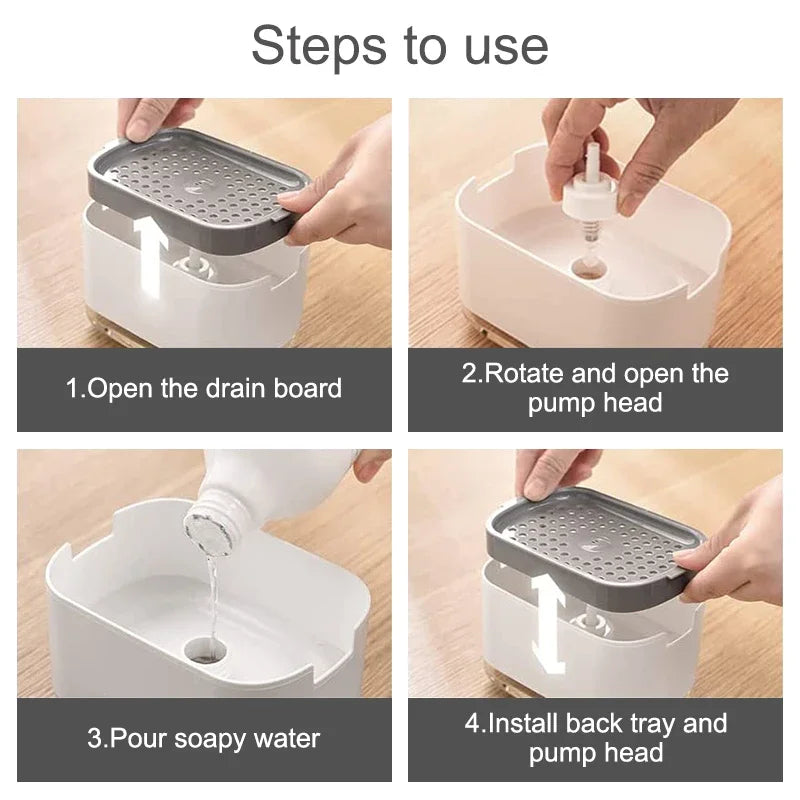 SudsMate 2-in-1 Soap Dispenser