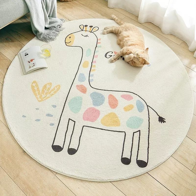 Rainbow Giraffe Delight Rug