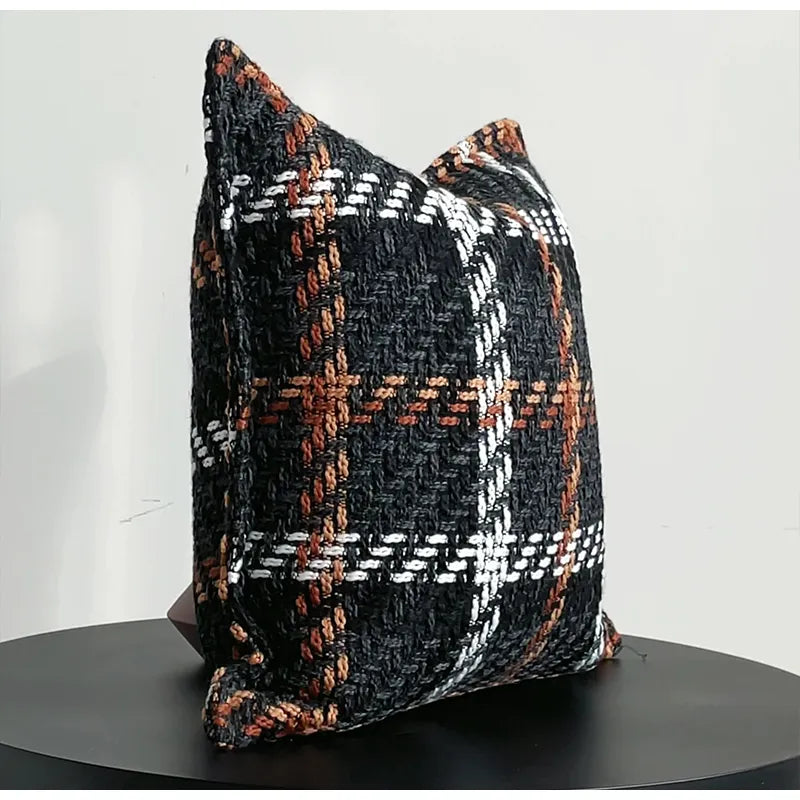 LUXURY COLLECTION - Luxe Plaid Farmhouse Cushion Covers