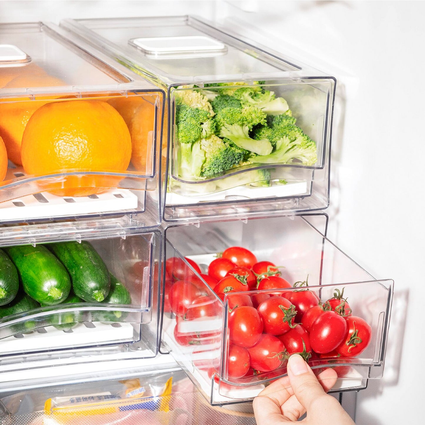 StackPro FreshMate Fridge Organizer Set