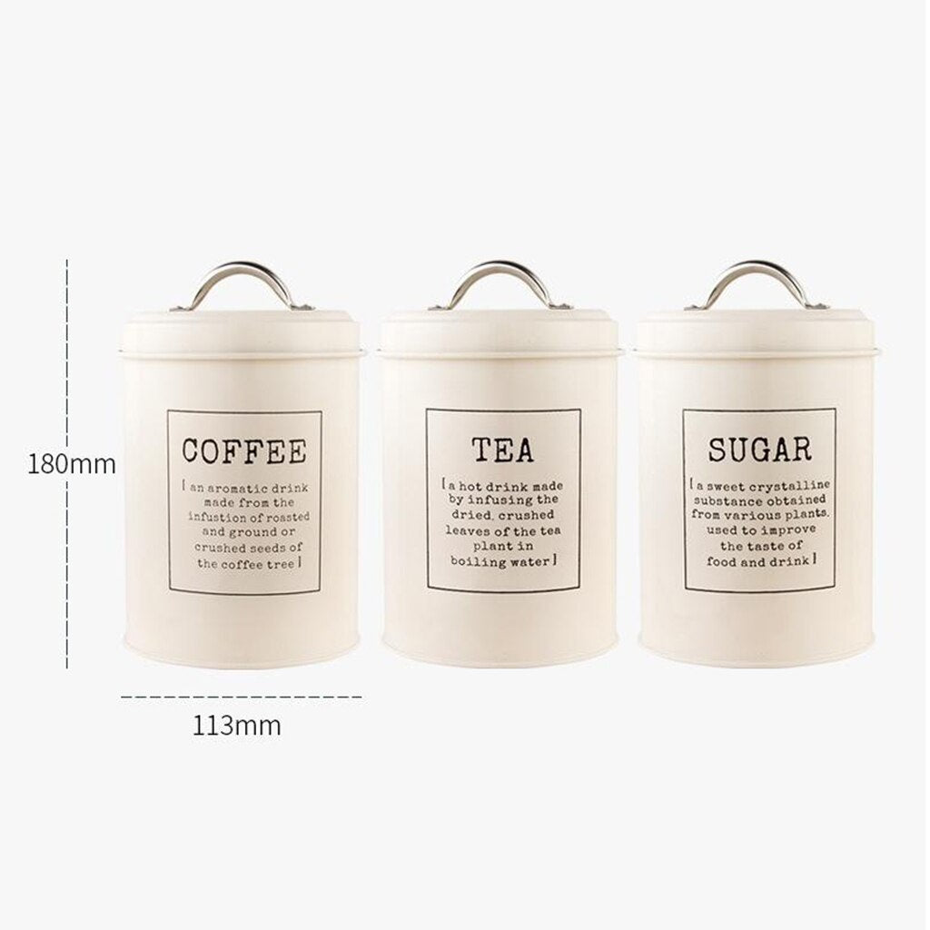 Rustic Brew Trio Canister Set