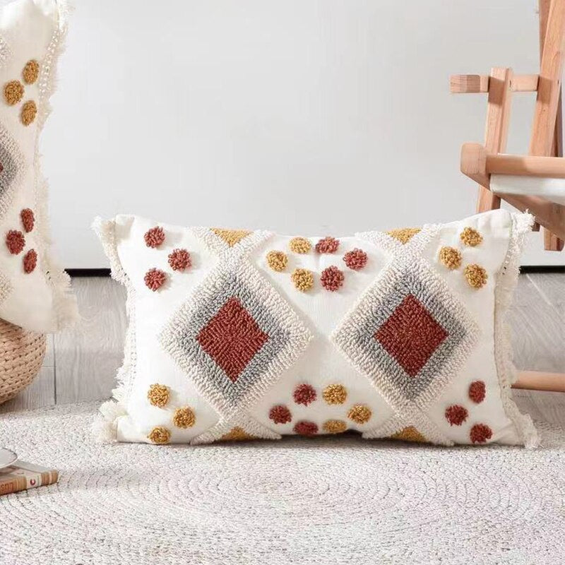 Eclectic Rhombus Whimsy Cushion Cover