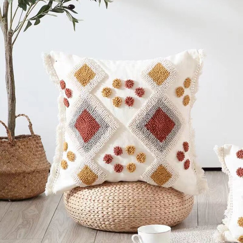 Eclectic Rhombus Whimsy Cushion Cover