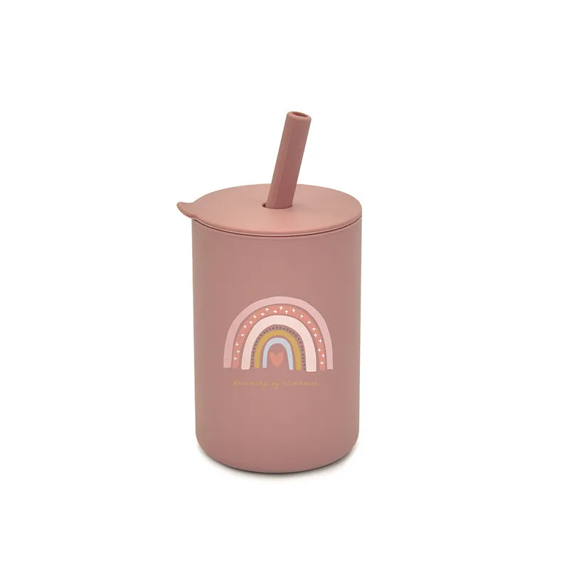 PicCup Baby Silicone Straw Cup with Lid