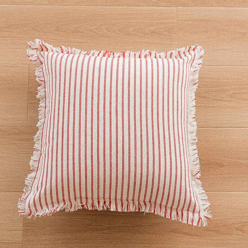 Linen Elegance Pin Striped Pillow Case