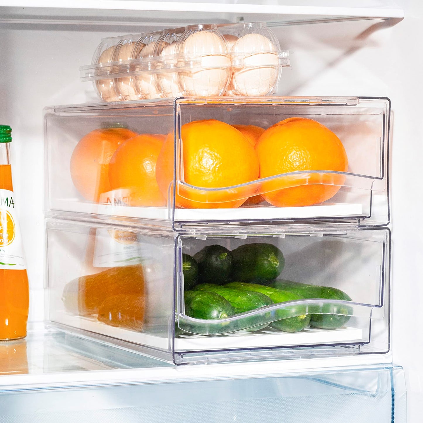 StackPro FreshMate Fridge Organizer Set