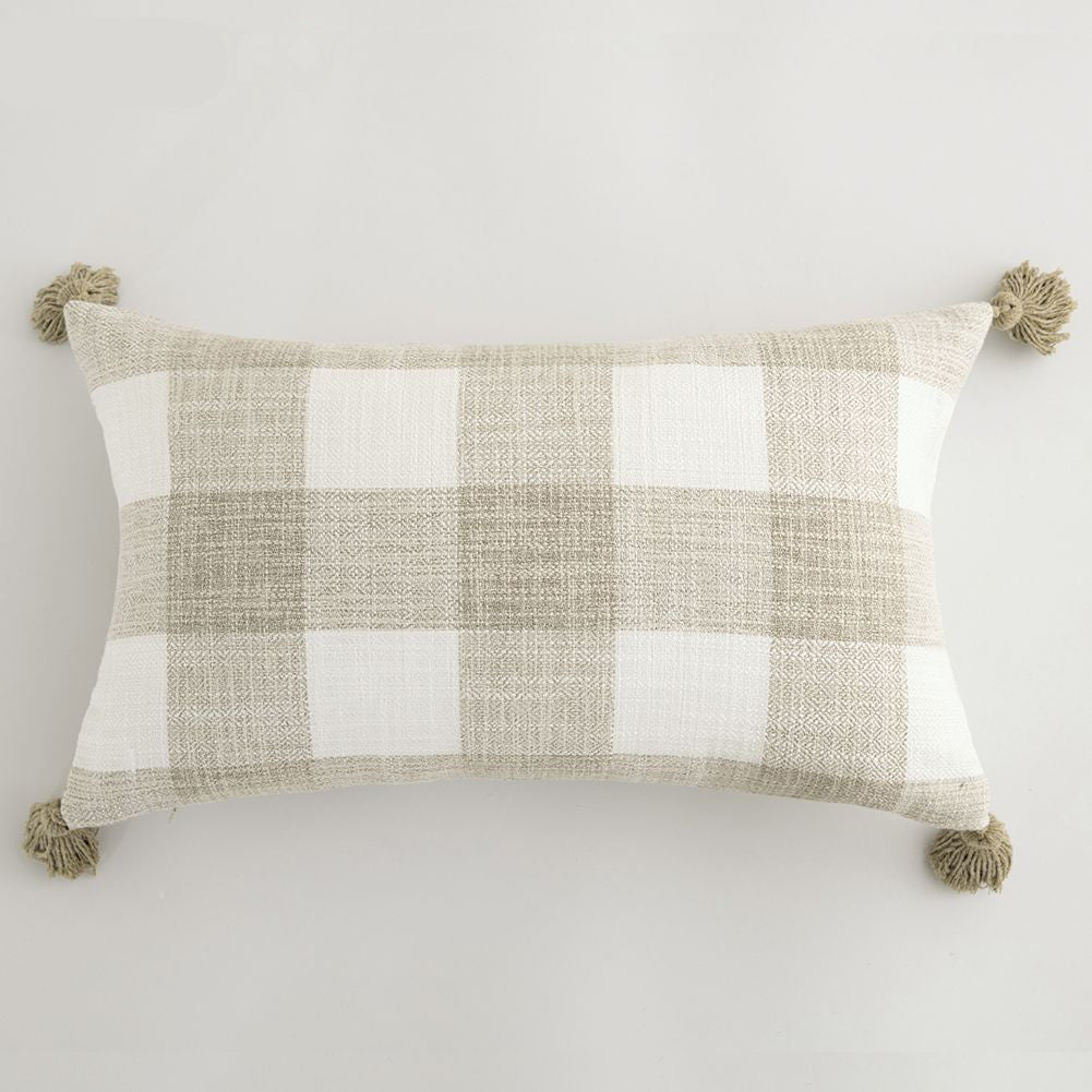 Plaid Linen Delights Cushion Covers