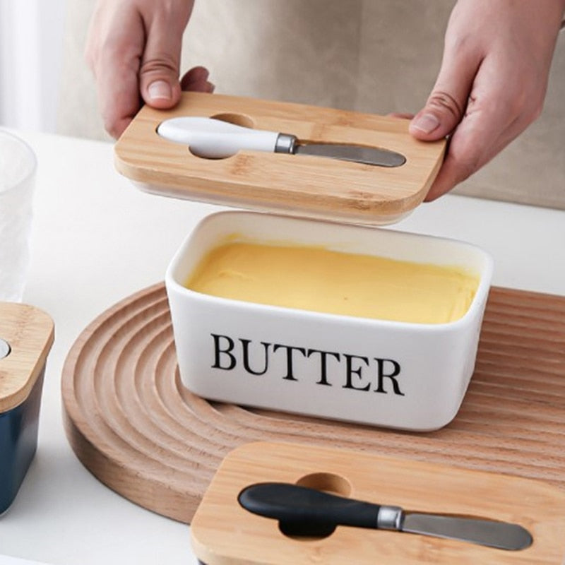 Butter Haven Ceramic Butter Dish