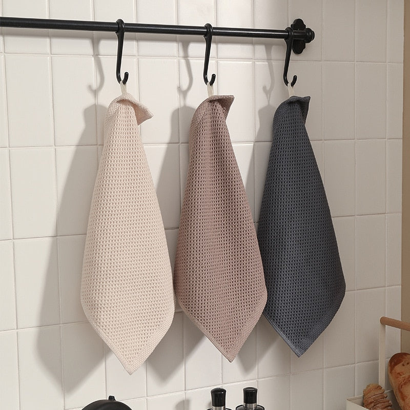 Cotton Soft Honeycomb Clean Towel Set