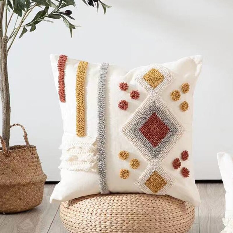 Eclectic Rhombus Whimsy Cushion Cover