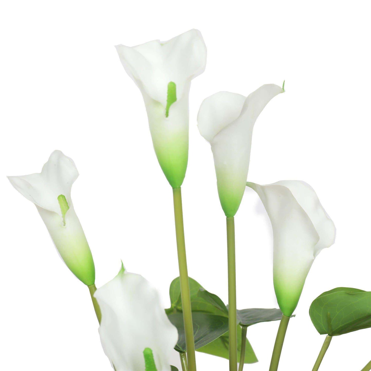 Artificial Flowering White Peace Lily 50cm