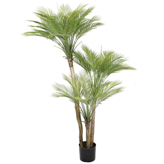 Artificial Parlour Palm Tree 180cm Multi Trunk - UV Resistant