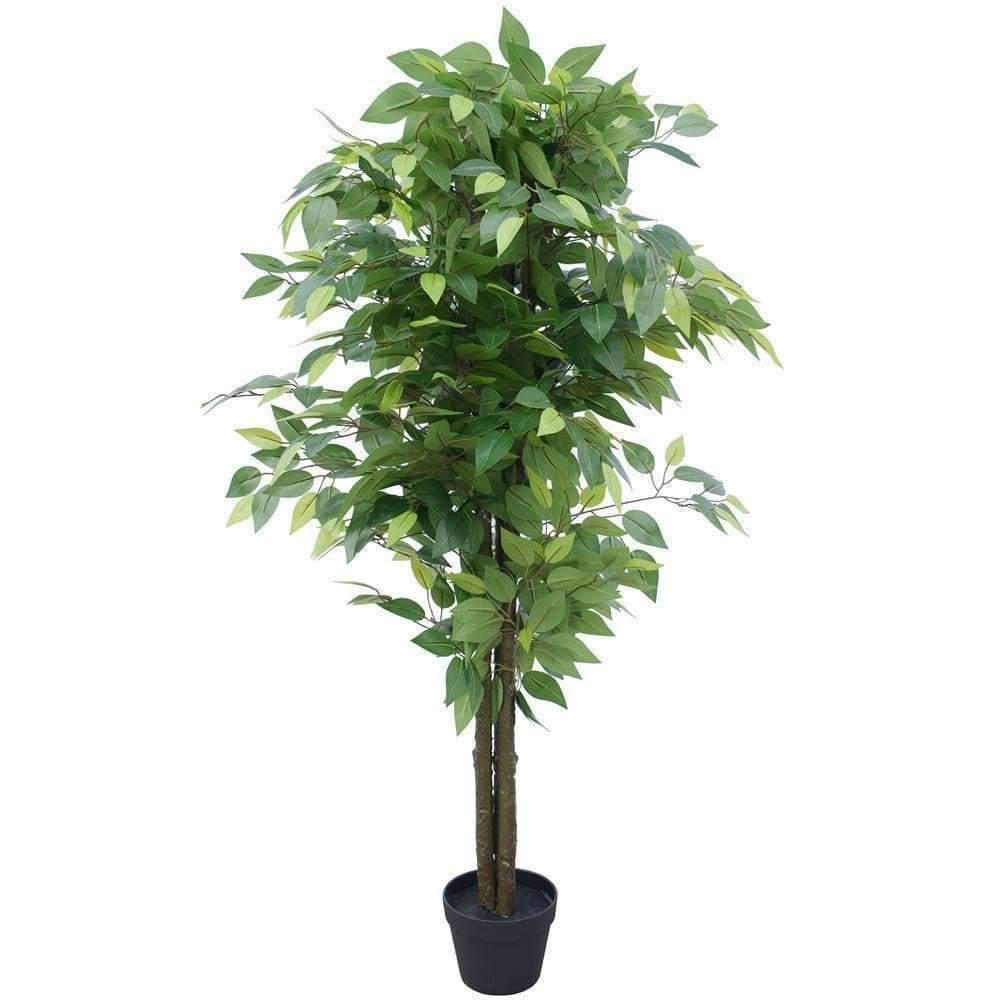 Artificial Ficus Tree 140cm - Dark Trunk