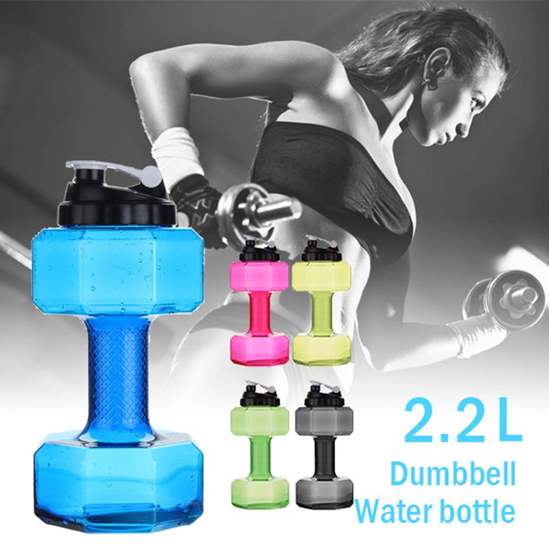 Dumbbell Water Bottle 2.2L