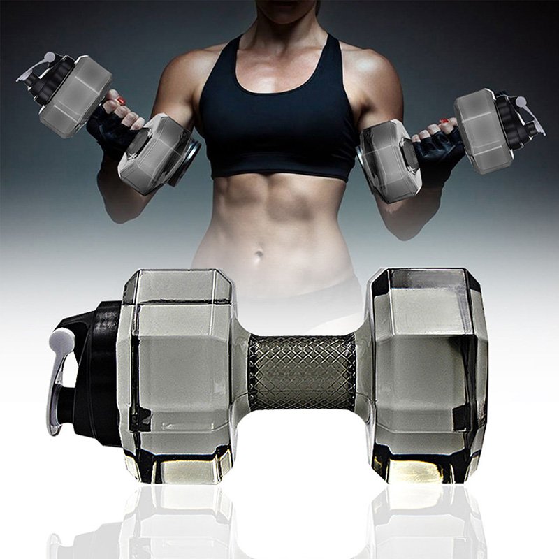 Dumbbell Water Bottle 2.2L