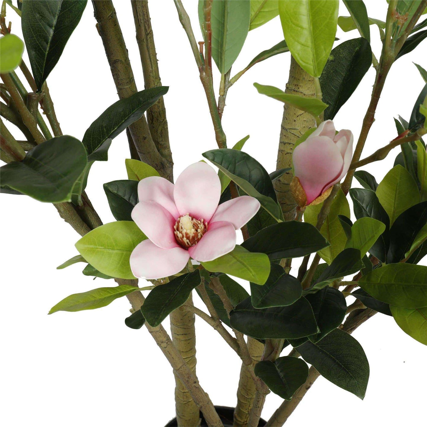 Artificial Potted Magnolia Tree with Pink Flowers 250cm