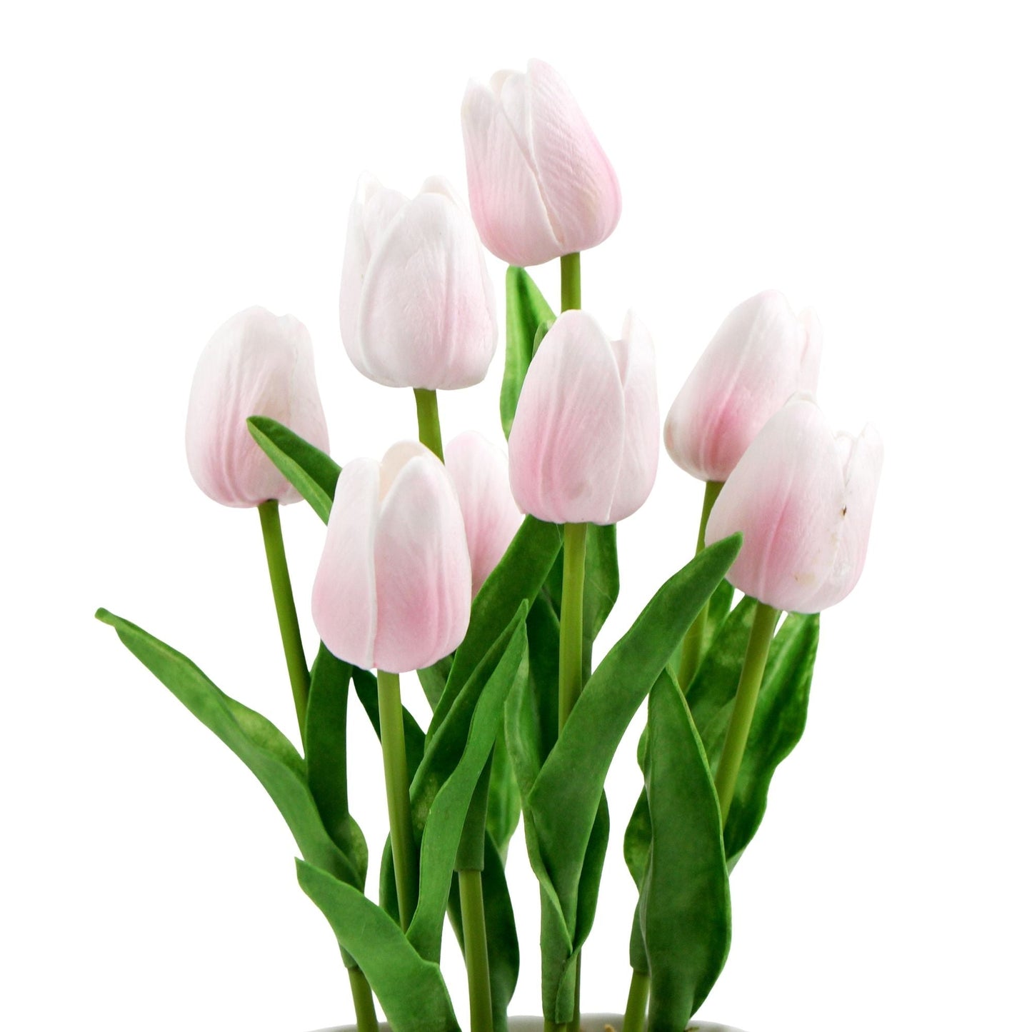 Artificial Flowering Pink Tulip Plant Arrangement