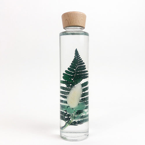 Evergreen Preserved Flower Bottle