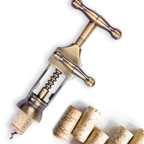 Brushed Metal Wine Corkscrew