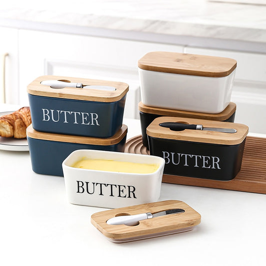 Butter Haven Ceramic Butter Dish