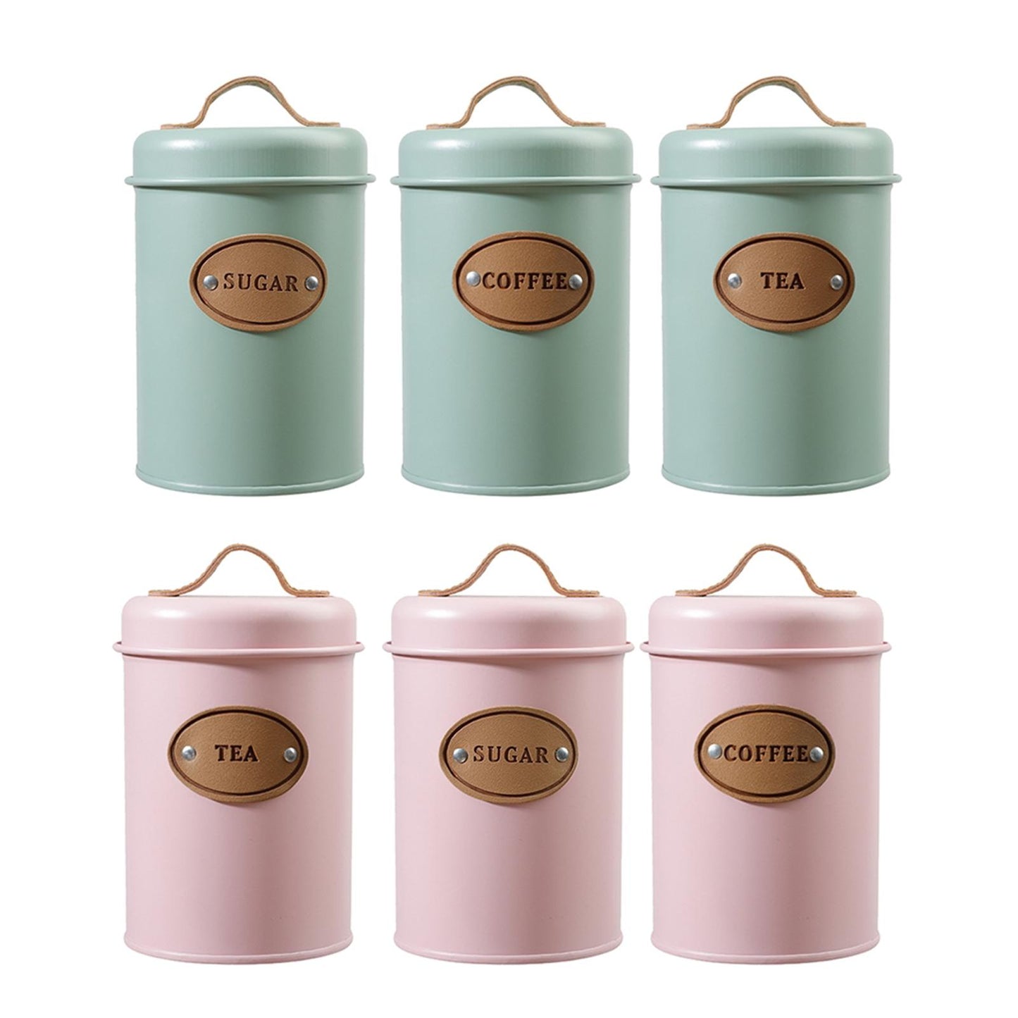 Pastel Trio Canister Set