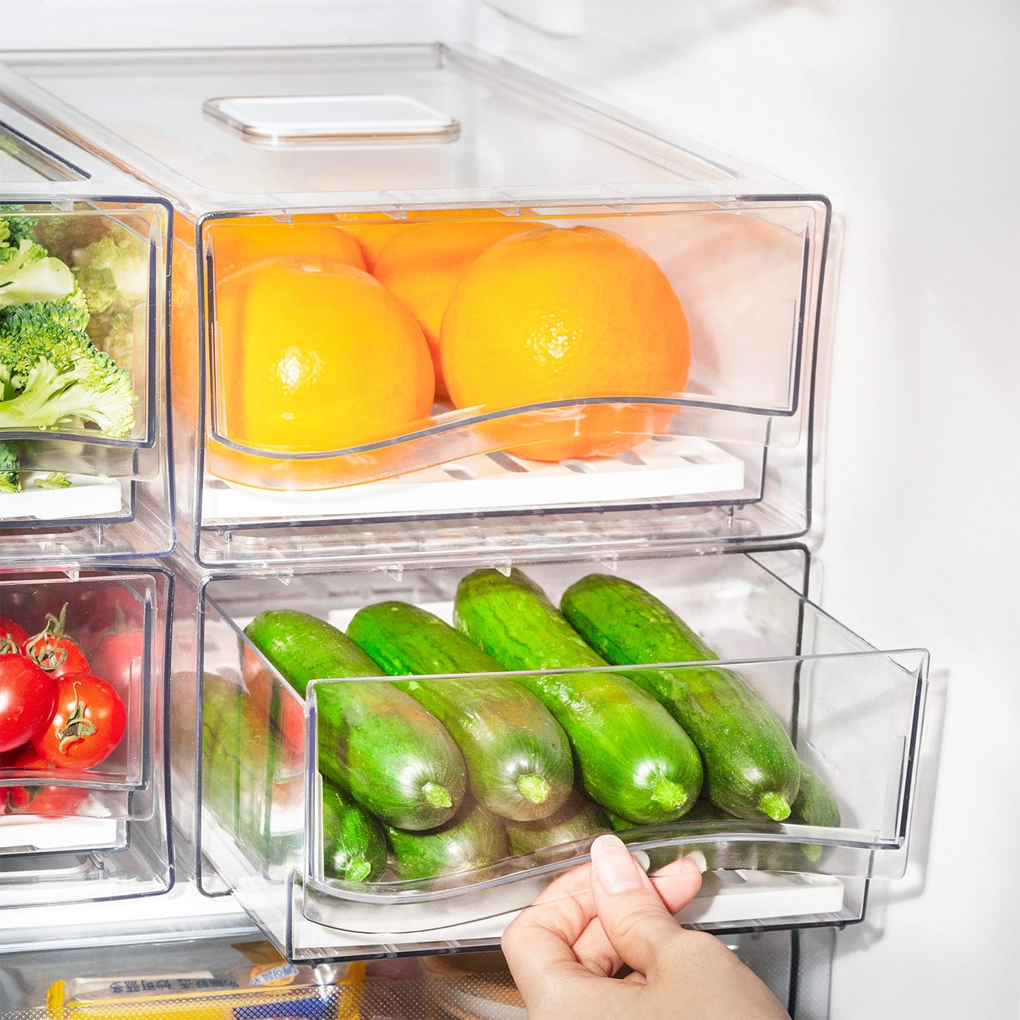 StackPro FreshMate Fridge Organizer Set