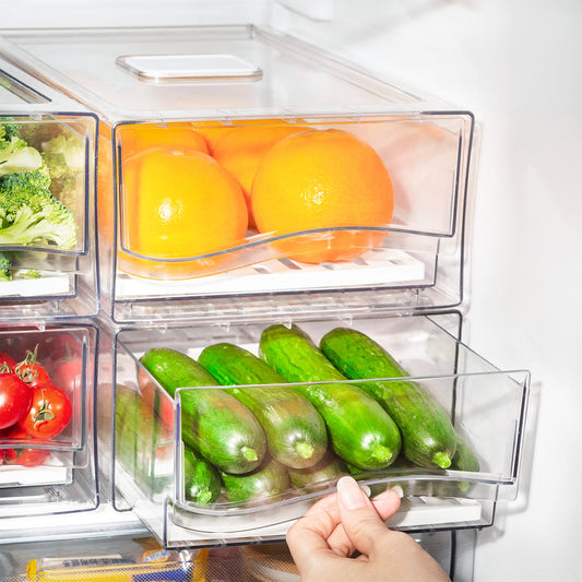 StackPro FreshMate Fridge Organizer Set